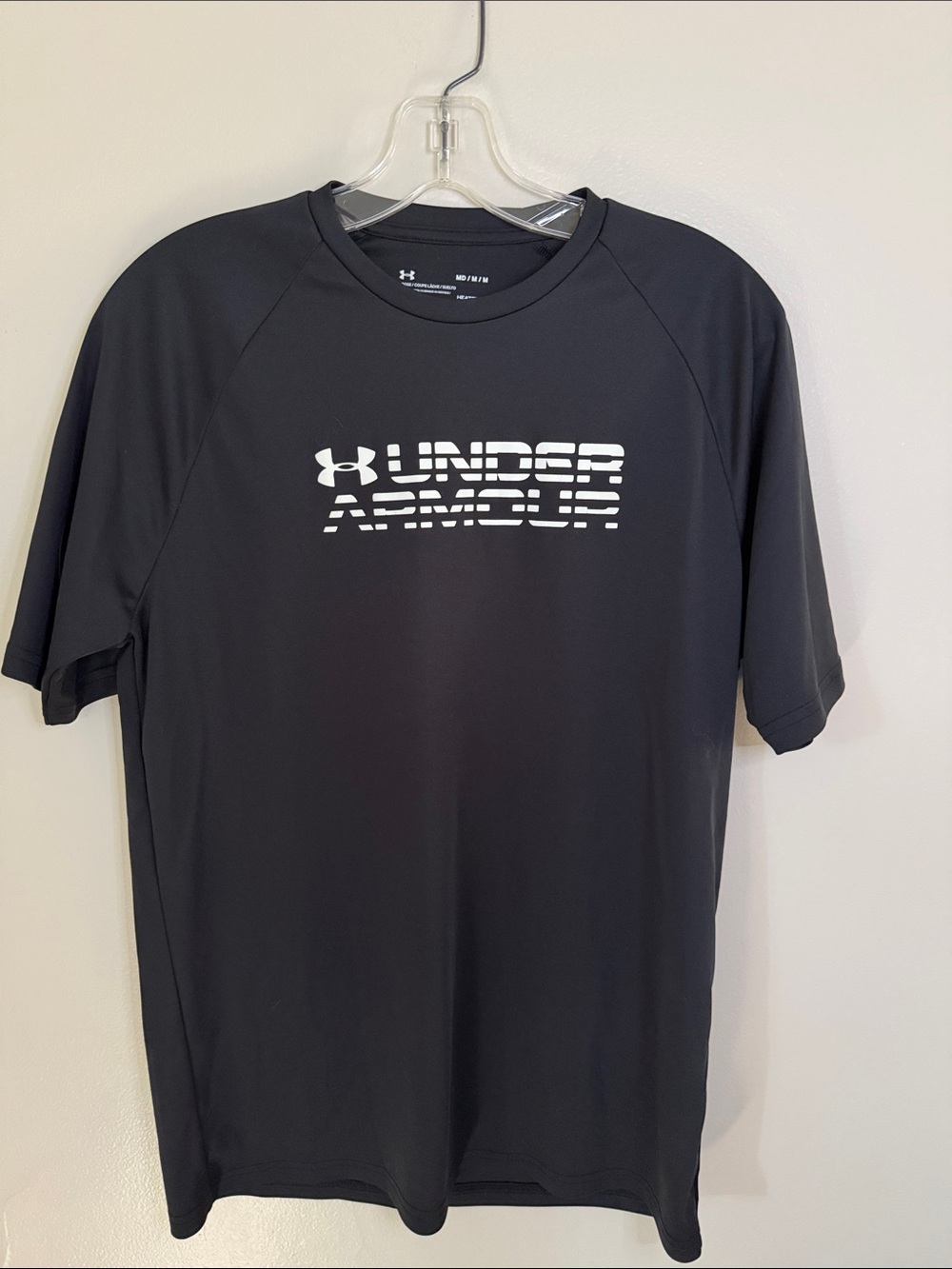 Under Armour Black Short Sleeve Performance Logo Tee